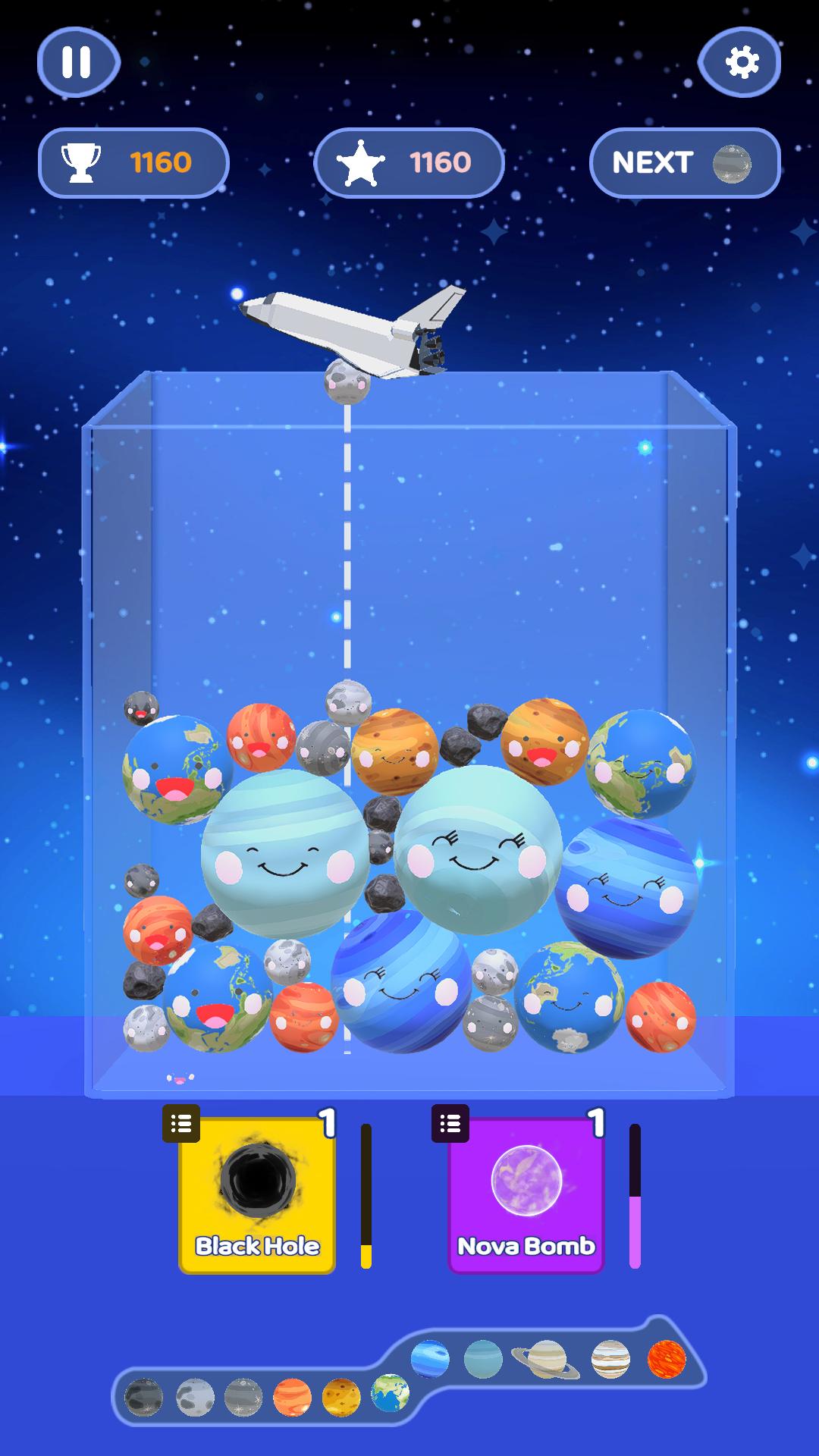 Shuttle drops planet