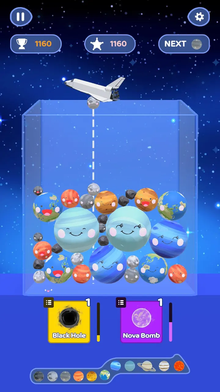 Shuttle drops planet